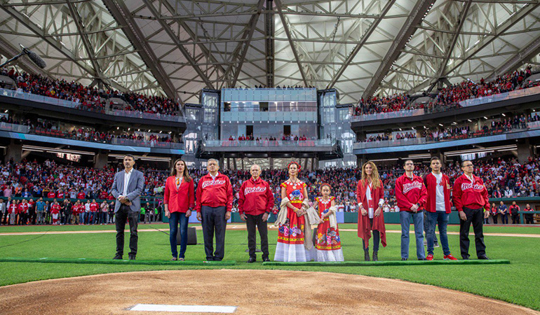 Inauguración Estadio de Alfredo Harp Helú